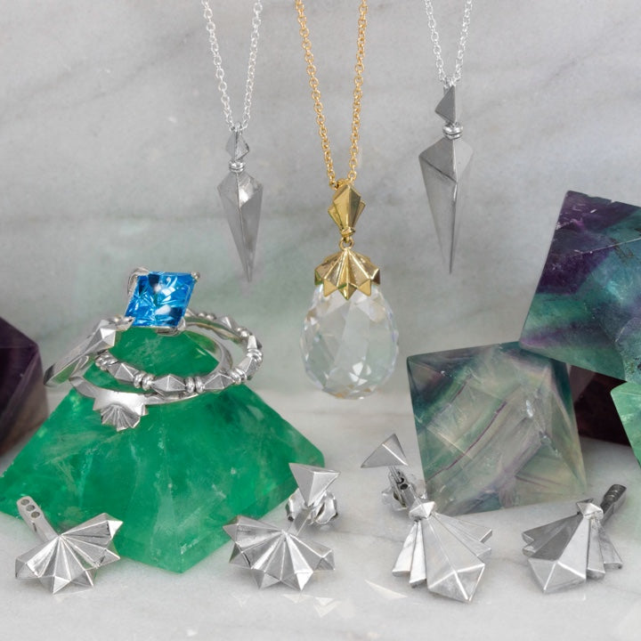 lovo jewelry art deco pyramid collection