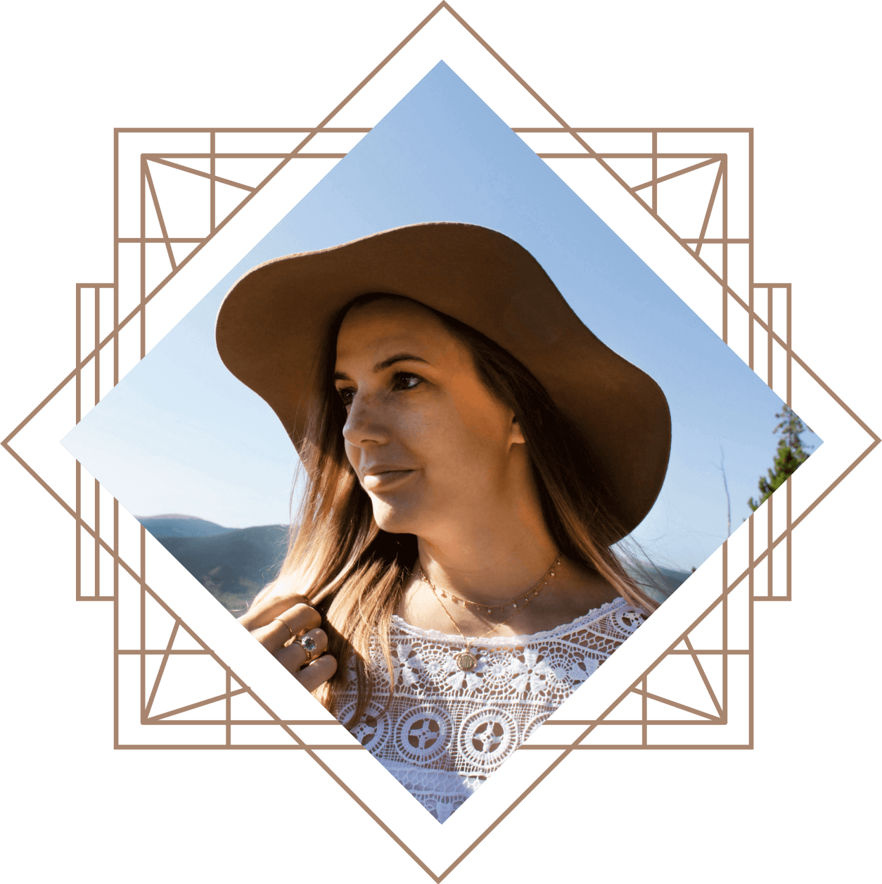 portrait of lovo jewelry founder Claire Avery