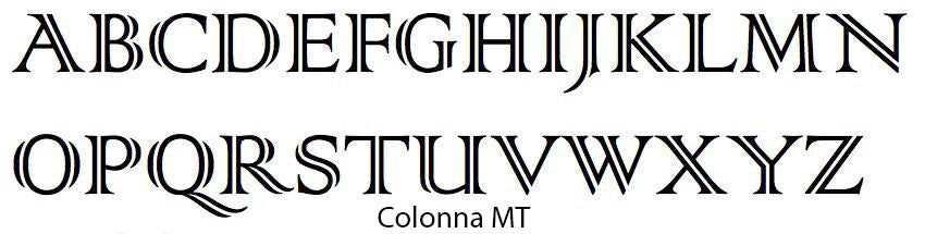 ColonnaMT font