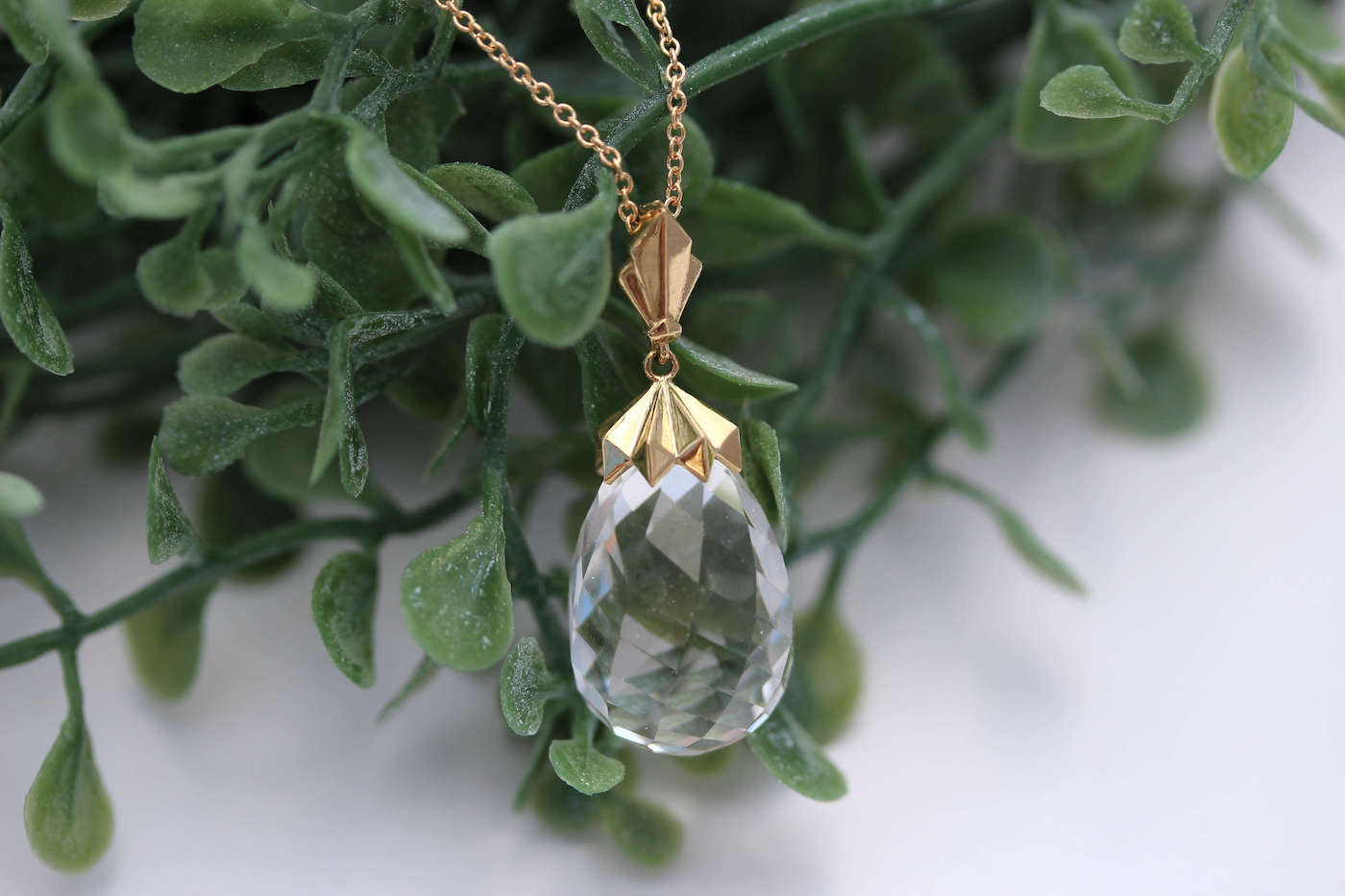 Whiskey Quartz Briolette Pendant- Boho cheapest Jewelry Art Pendant, Handmade Jewelry, Silver Necklace